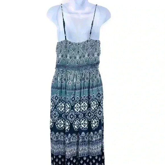 Patrons of Peace Blue Paisley Maxi Dress Size‎ M - Picture 2 of 7